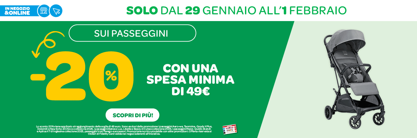 🛒 PROMO PASSEGGINI 🛒