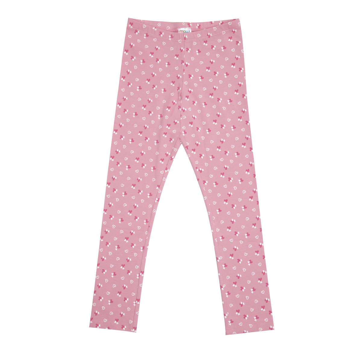 Legging stretch bimba rosa stampato - Mawi