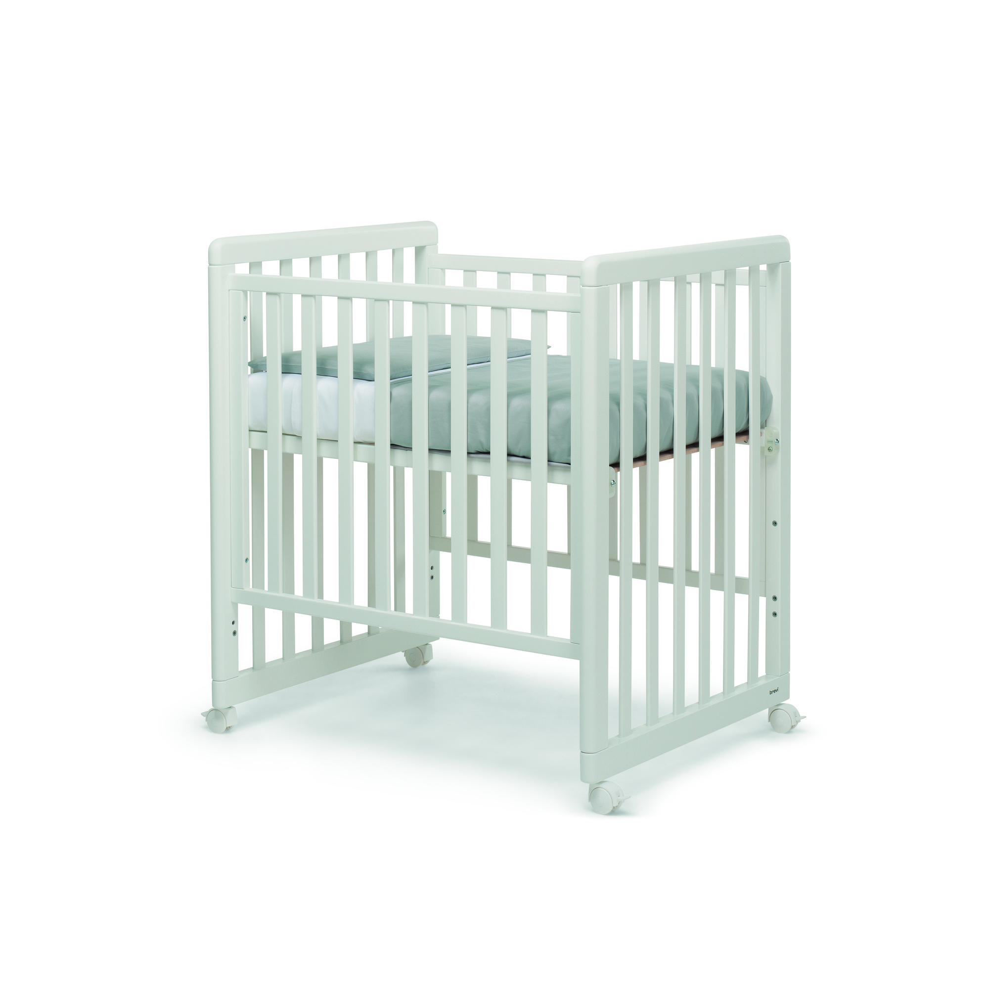 Lettino forever bianco tessile grey - brevi - BREVI