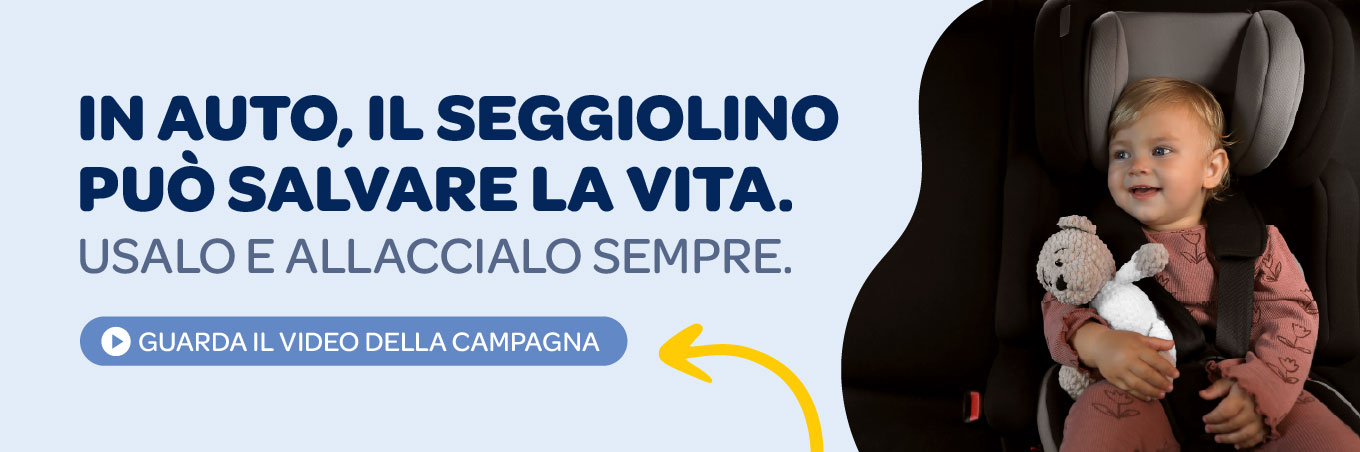 In auto il seggiolino può salvare la vita - Guarda il video della campagna