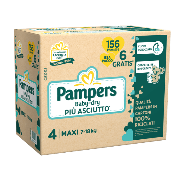 Esapack babydry taglia maxi 156 pz - Catalogo Pampers