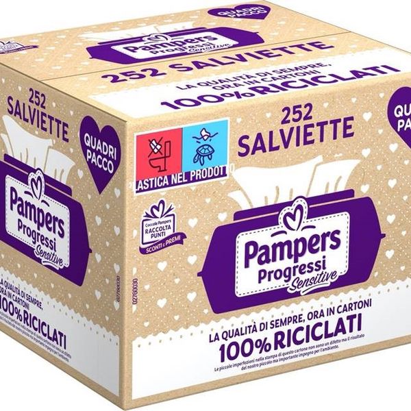 Pampers - salviette progressi quadri x252 - Catalogo Pampers