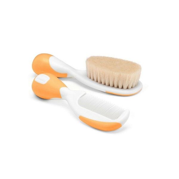 Spazzola e pettine arancio - Chicco