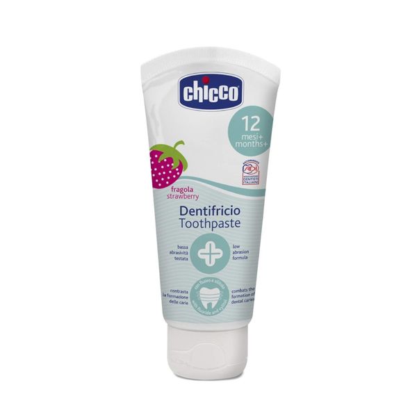Dentifricio fragola 12m+ con fluoro 50 ml - Chicco