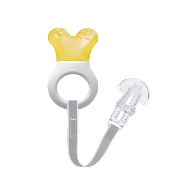 Dentaruolo rinfrescante mini cooler & clip neutro - Mam