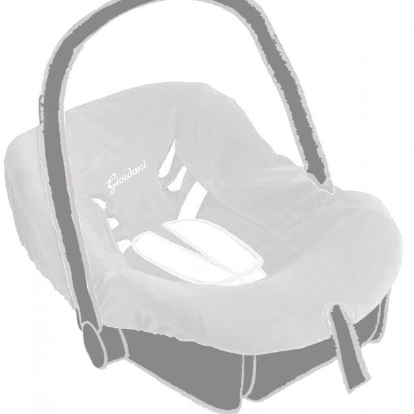 Copriseggiolio  gr. 0+ bianco - Giordani