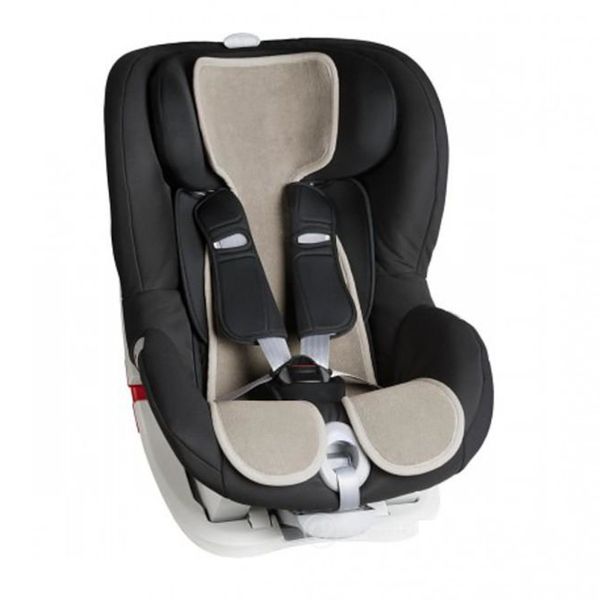 Fodera per seggiolino auto gruppo 1 cool seat  nocciola - Rosa prima infanzia