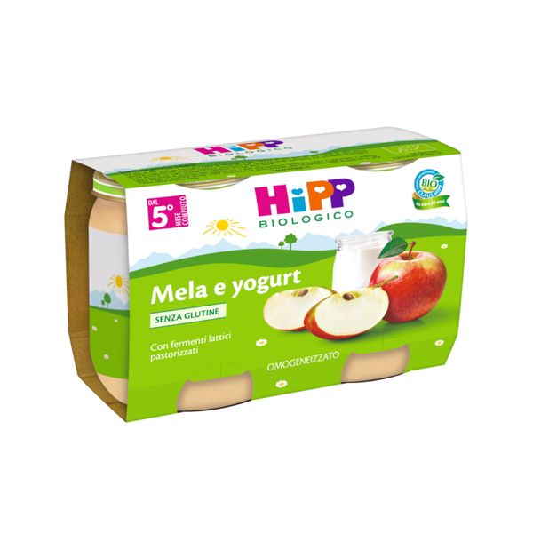 Hipp - omogeneizzato mela e yogurt 2x125g - Hipp