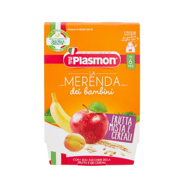 Plasmon - merende frutta - cereali - 2x120g - Plasmon