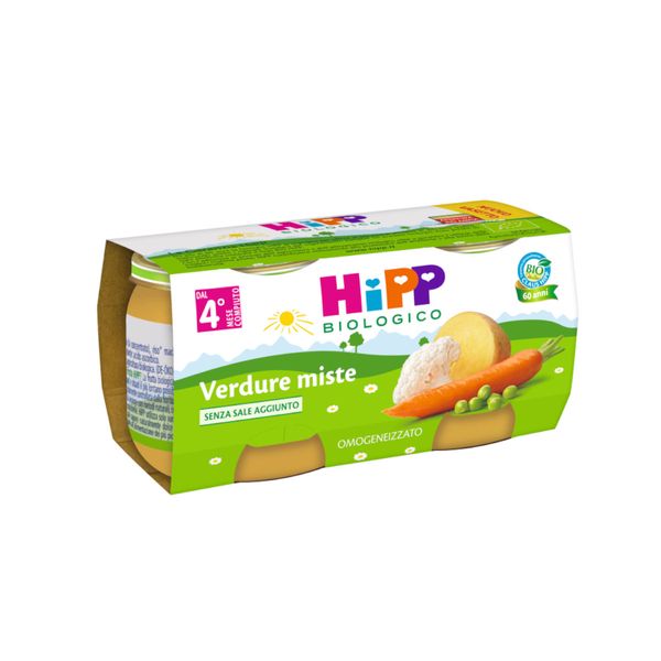 Hipp - omogeneizzato verdure miste 2x80g - Hipp