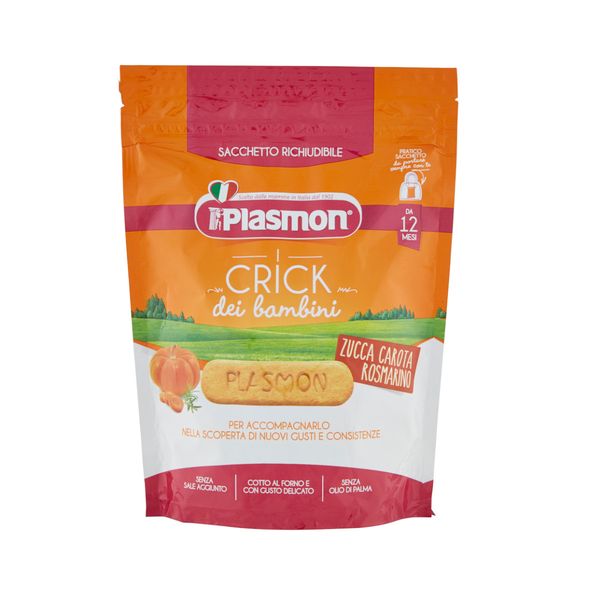 Plasmon - plasmon crick zucca, carota, rosmarino - 100g - Plasmon