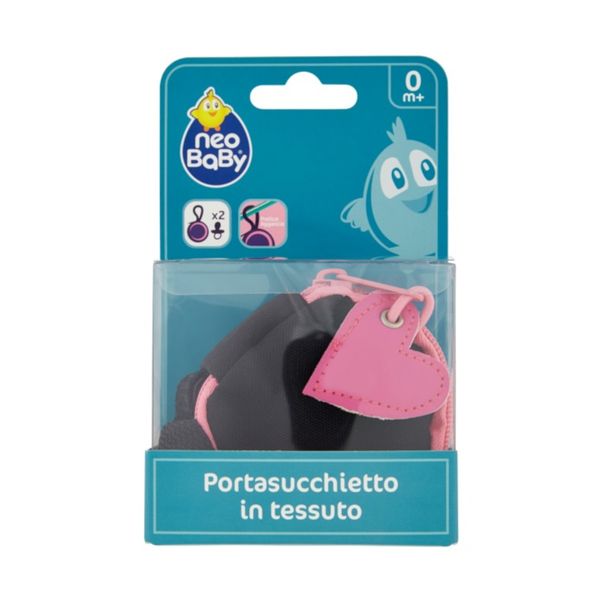 Portasucchietto in tessuto rosa - Neo Baby