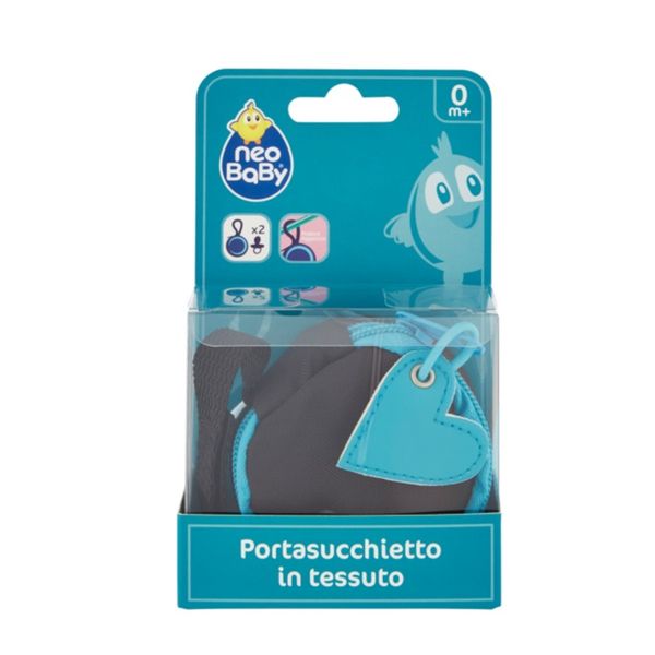 Portasucchietto in tessuto azzurro - Neo Baby