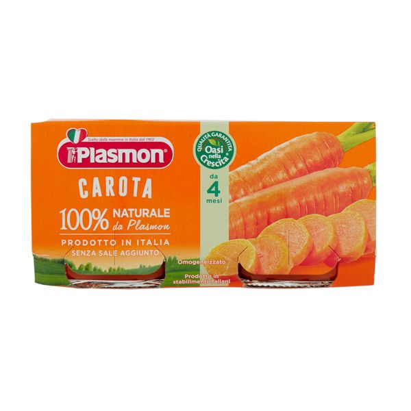 Plasmon - omogeneizzato carota - 2x80g - Plasmon