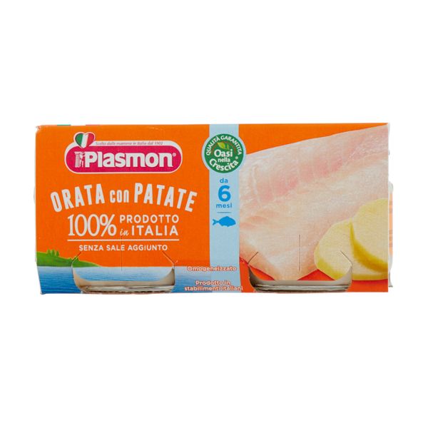Plasmon - omogeneizzato orata - 2x80g - Plasmon