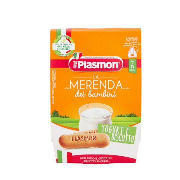 Plasmon - sapori di natura yogurt - biscotto - 2x120g - Plasmon