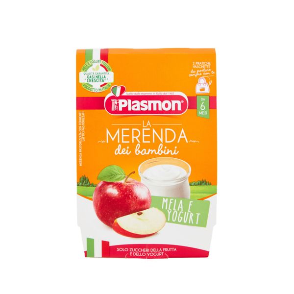 Plasmon - sapori di natura mela- yogurt- 2x120g - Plasmon