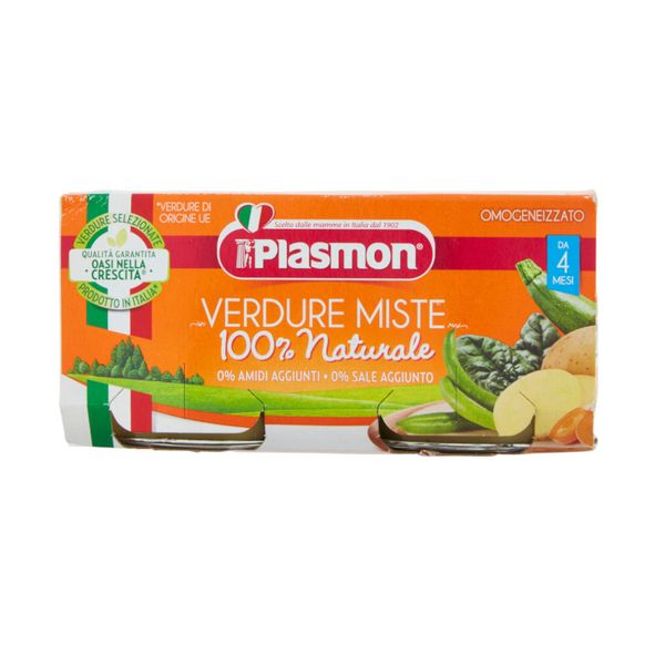 Plasmon - omogeneizzato verdure miste - 2x80g - Plasmon