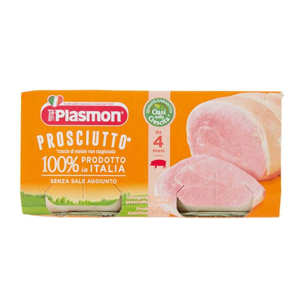 Plasmon - omogeneizzatogeneizzato prosciutto - 2x80g - Plasmon