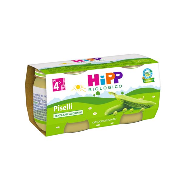 Hipp - omogeneizzato piselli 2x80g - Hipp