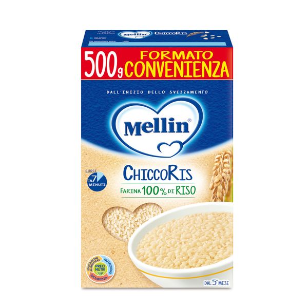 Mellin - pastina chiccoris 500 gr - Mellin