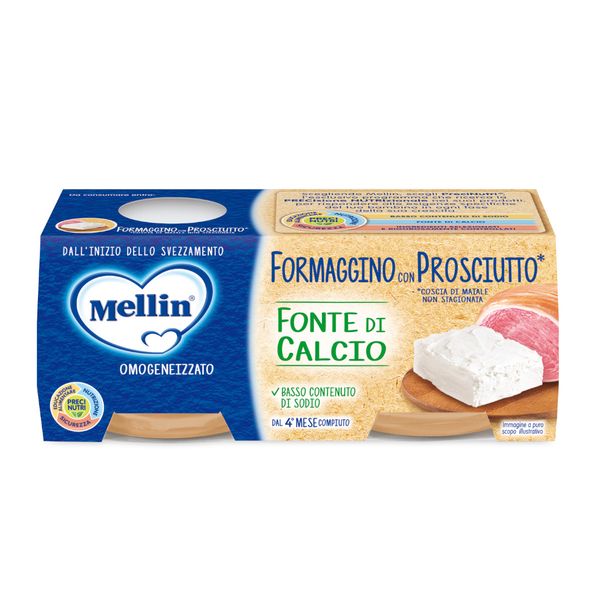 Mellin formaggino prosciutto 2x80 gr - Mellin