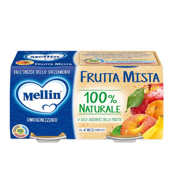 Mellin omogeneizzato frutta mista 2x100 gr - Mellin