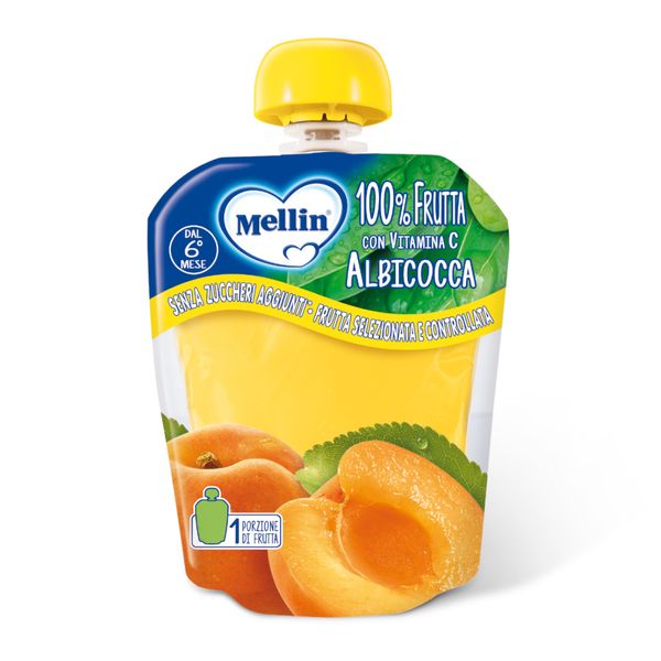 Mellin - pouch albicocca 90 gr - Mellin