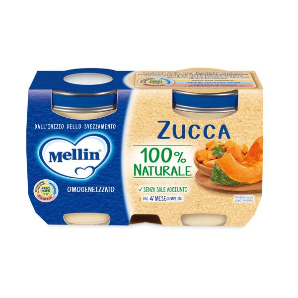 Mellin - omogeneizzato verdure zucca 2x125 gr - Mellin
