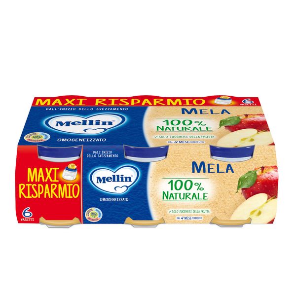 Mellin omogeneizzato mela  6x100 gr - Mellin