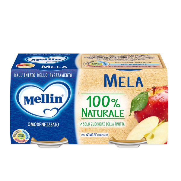 Mellin omogeneizzato mela 2x100 gr - Mellin
