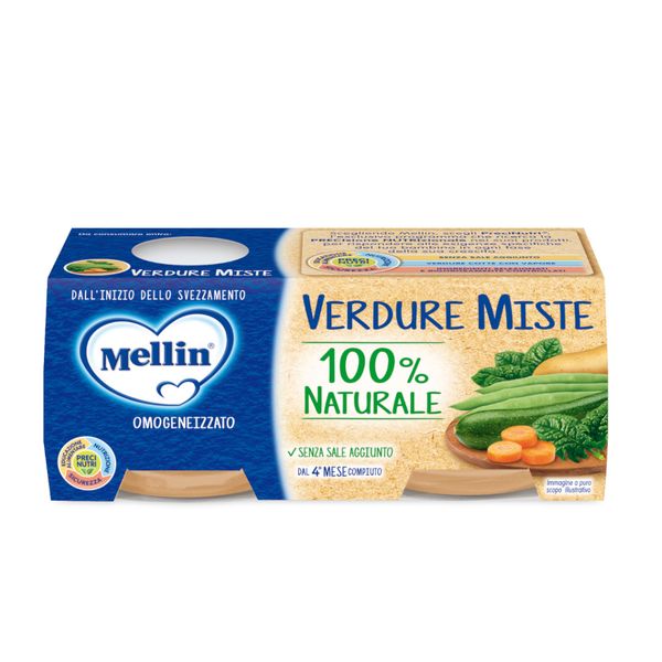 Mellin omogeneizzato verdure miste 2x80 gr - Mellin
