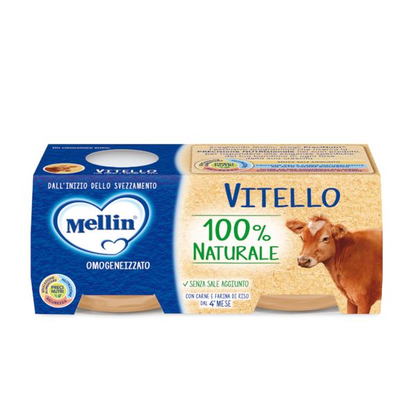 Mellin omogeneizzato vitello 2x80 gr - Mellin