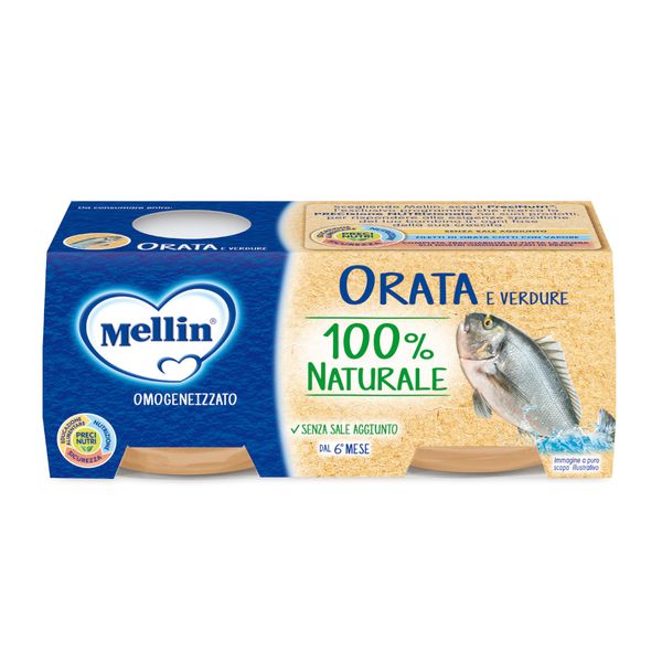 Mellin omogeneizzato orata 2x80 gr - Mellin