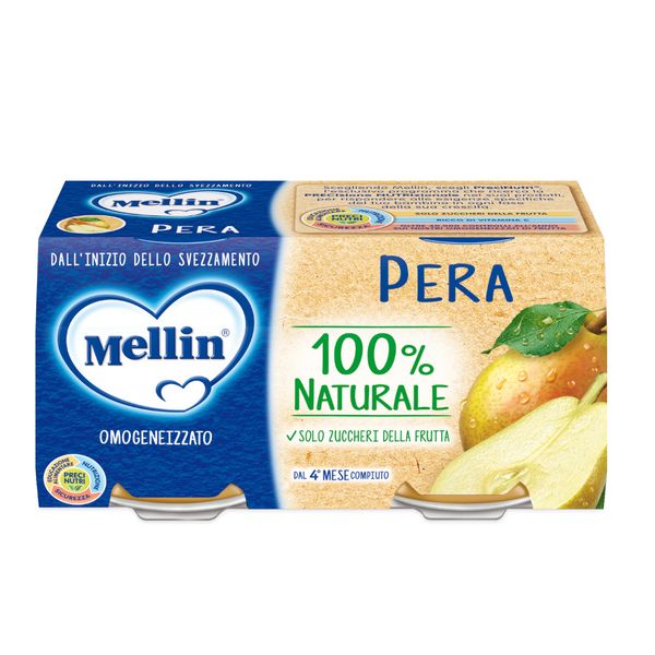 Mellin omogeneizzato pera 2x100 gr - Mellin