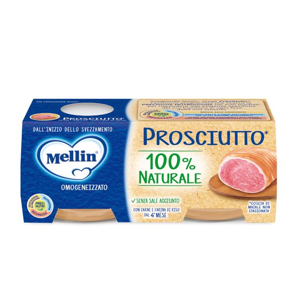 Mellin omogeneizzato prosciutto  2x80 gr - Mellin