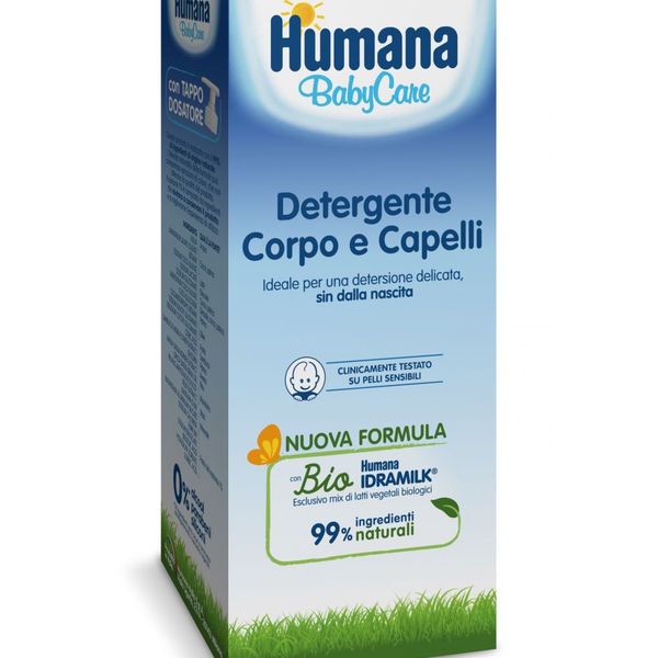 Detergente corpo & capelli 300 ml - Humana Baby
