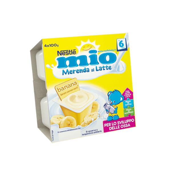 Nestle' - merenda lattea banana 4x100 gr - Nestlé