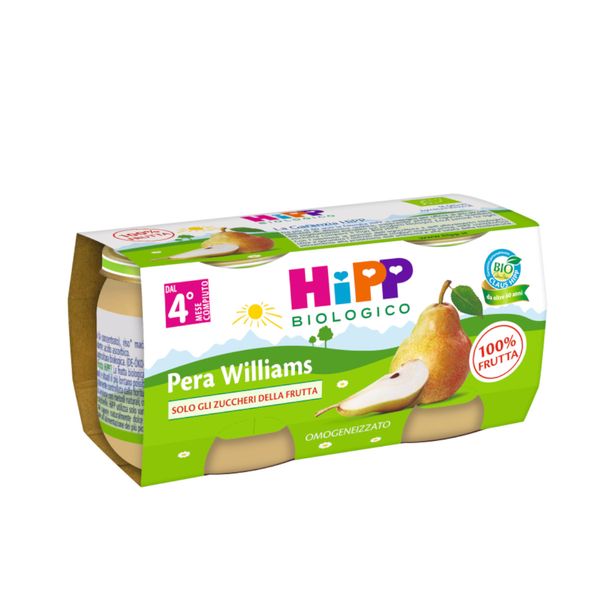 Omogeneizzato pera willams 100% 2x80g - Hipp