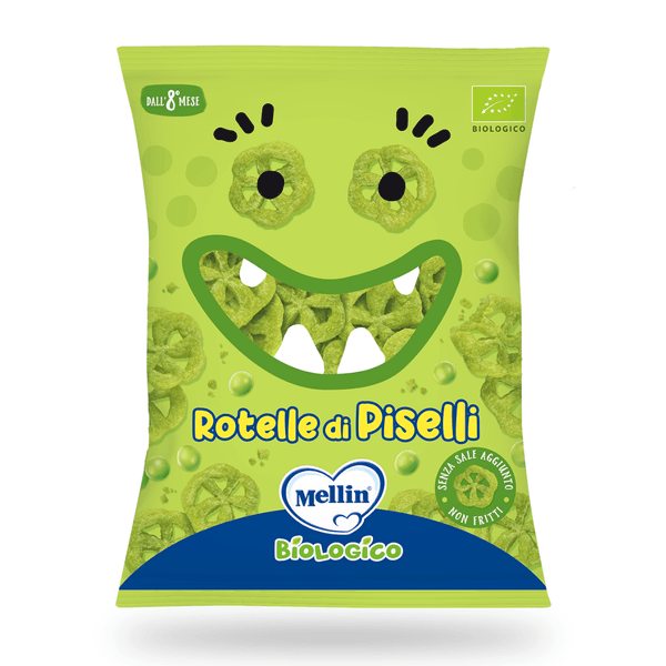 Mellin - rotelle di piselli 15 gr - Mellin