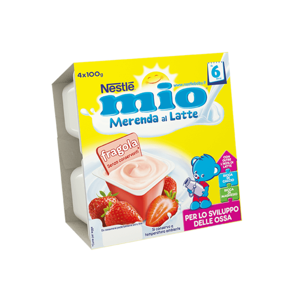 Nestle' - merenda lattea fragola 4x100 gr - Nestlé