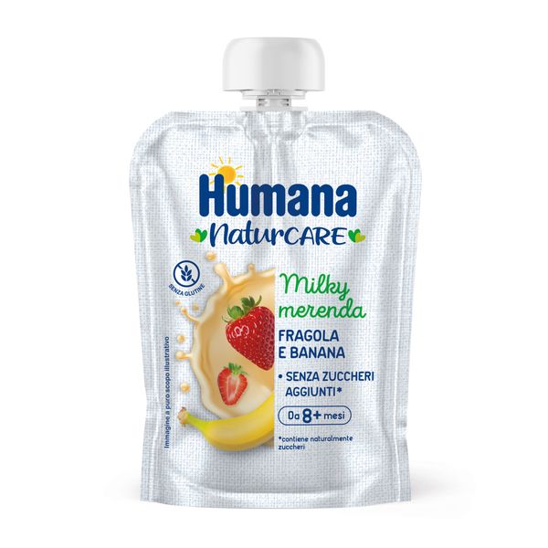 Humana milkymerenda fragola e banana 100 gr - Humana