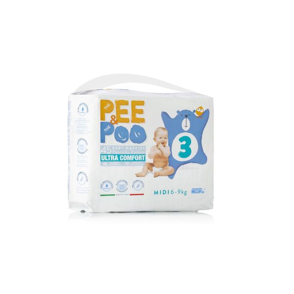 Pee&poo midi taglia 3 - 45 pz - 