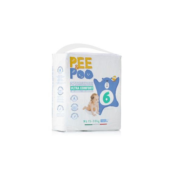 Pee&poo xl taglia 6 - 29 pz - 