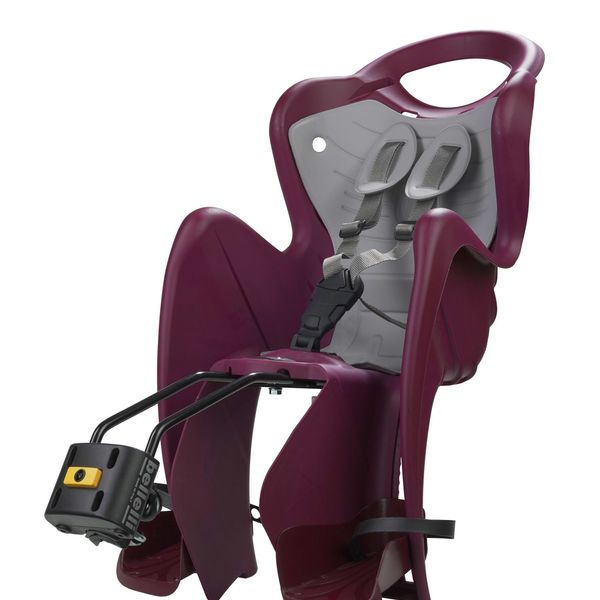 Seggiolino bici posteriore mr fox frame red must luxe - Bellelli