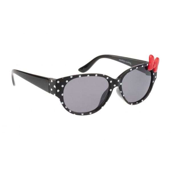 Monkey - occhiali da sole nero con pois e fiocco - rc - 