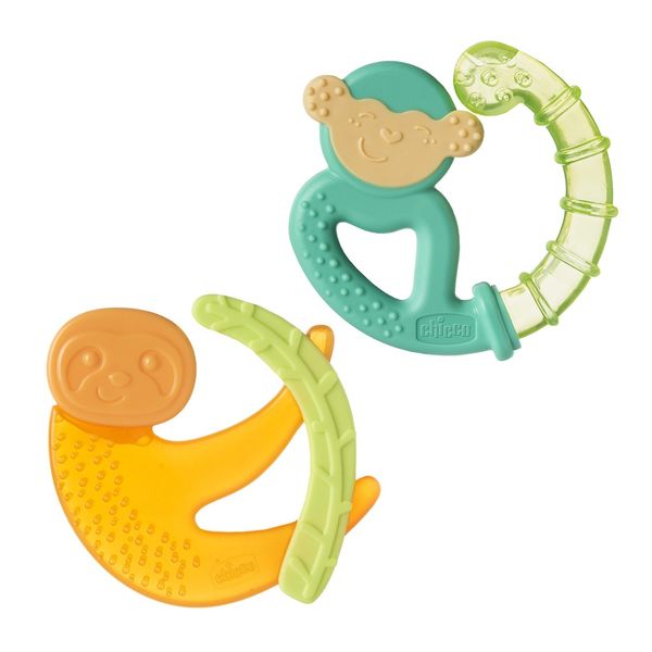 Chicco - massaggiagengive fresh scimmia e bradipo 4m+ - Chicco