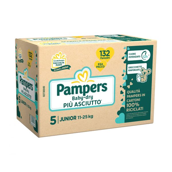 Pampers-esapack baby dry junior x132 - Catalogo Pampers