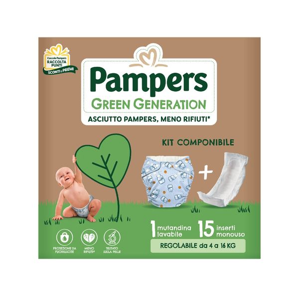Pampers - pampers green gen trial kit 15 ins norm+1mut - Catalogo Pampers