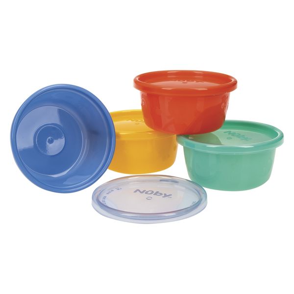 Set scodelline ermetiche - 4p - 240 ml - 3m+ - Nuby